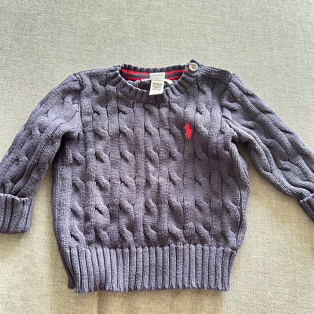 Ralph Lauren argyle sweater. Like NEW